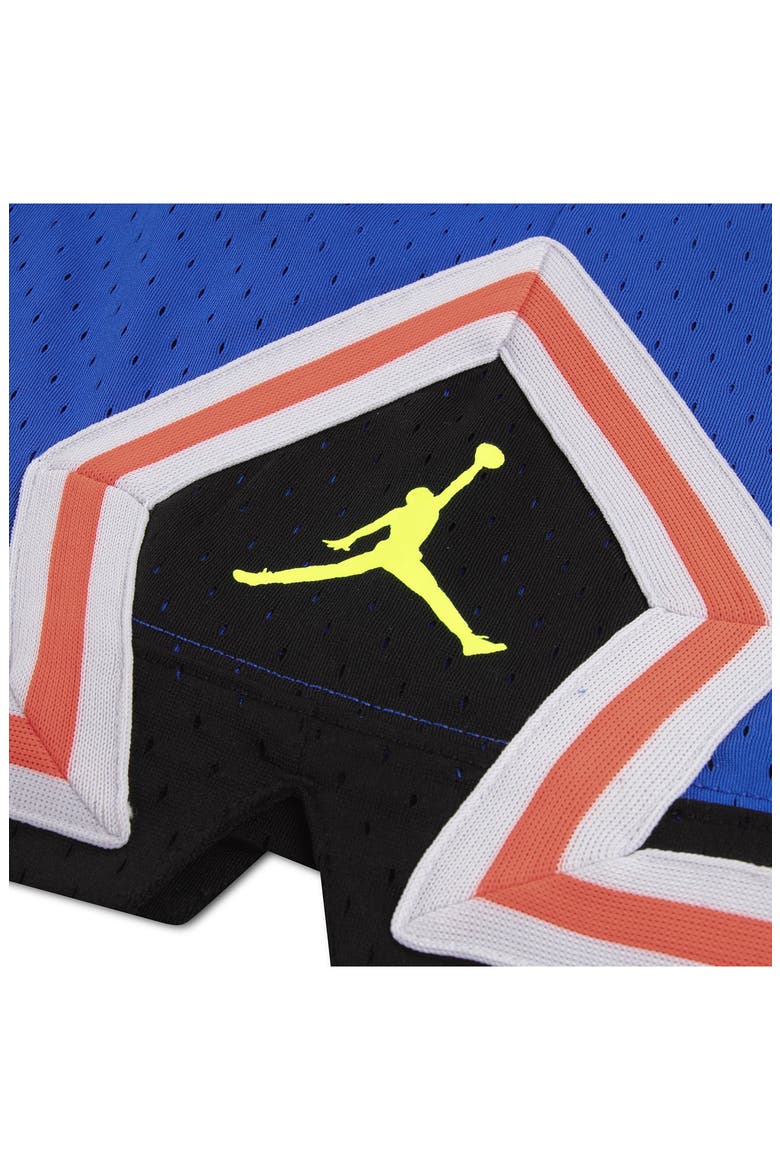 Kids' Dri-FIT Sport Diamond Mesh Basketball Shorts, Alternate, color, GAME ROYAL/ BLACK