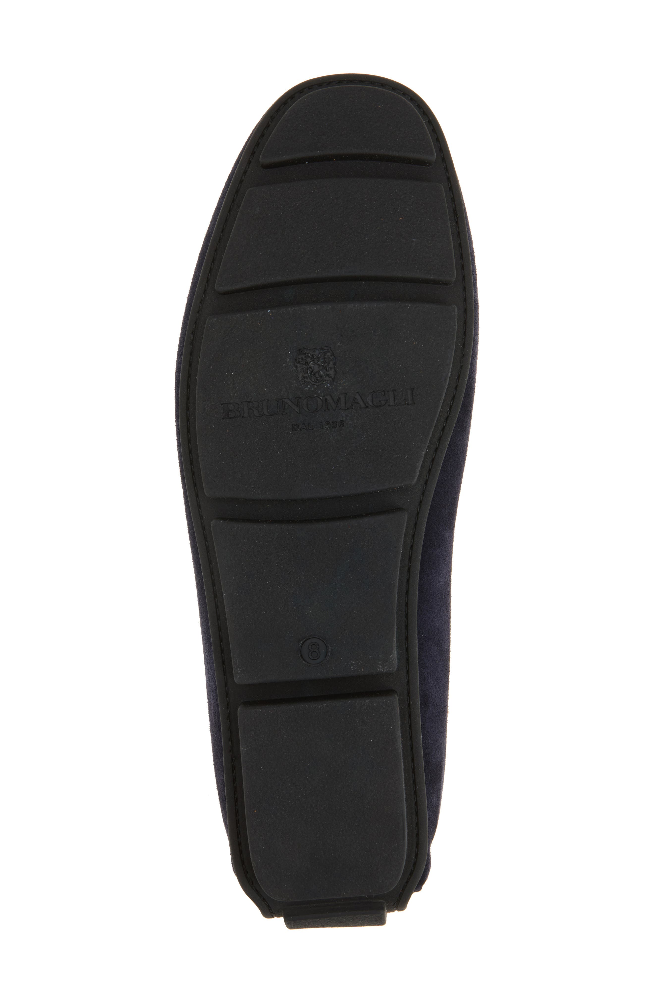 Bruno Magli Viaggio Driving Loafer, Alternate, color, Navy Suede