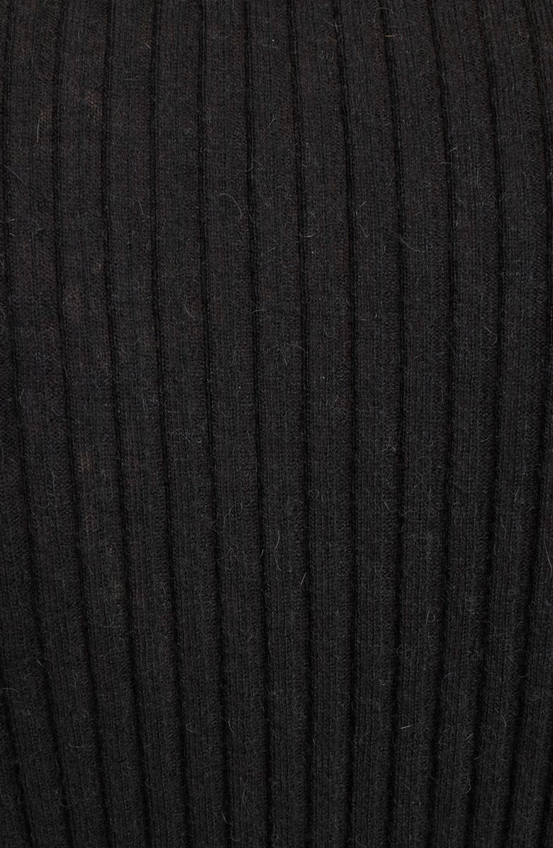 Balmain Button Detail Ribbed Sweater, Alternate, color,