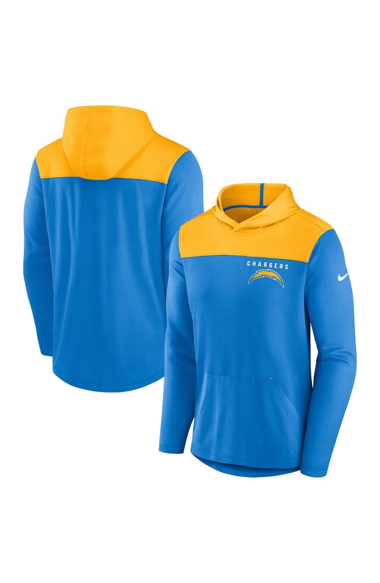 Nike Men's Nike Powder Blue Los Angeles Chargers Fan Gear Pullover Hoodie, Main, color, Powder Blue