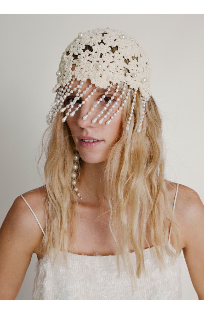 Alas Vintage Headpiece Bridal, Alternate, color, Cream