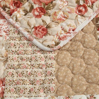 Harrietta Patchwork Quilt & Sham 3-Piece Set