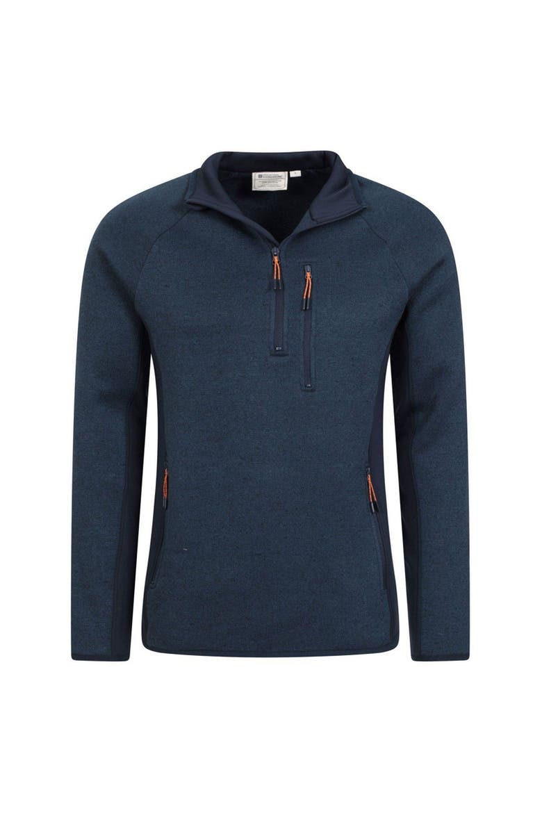 Treston Fleece Top, Alternate, color, Navy
