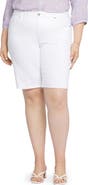 NYDJ Frayed Denim Boyfriend Shorts