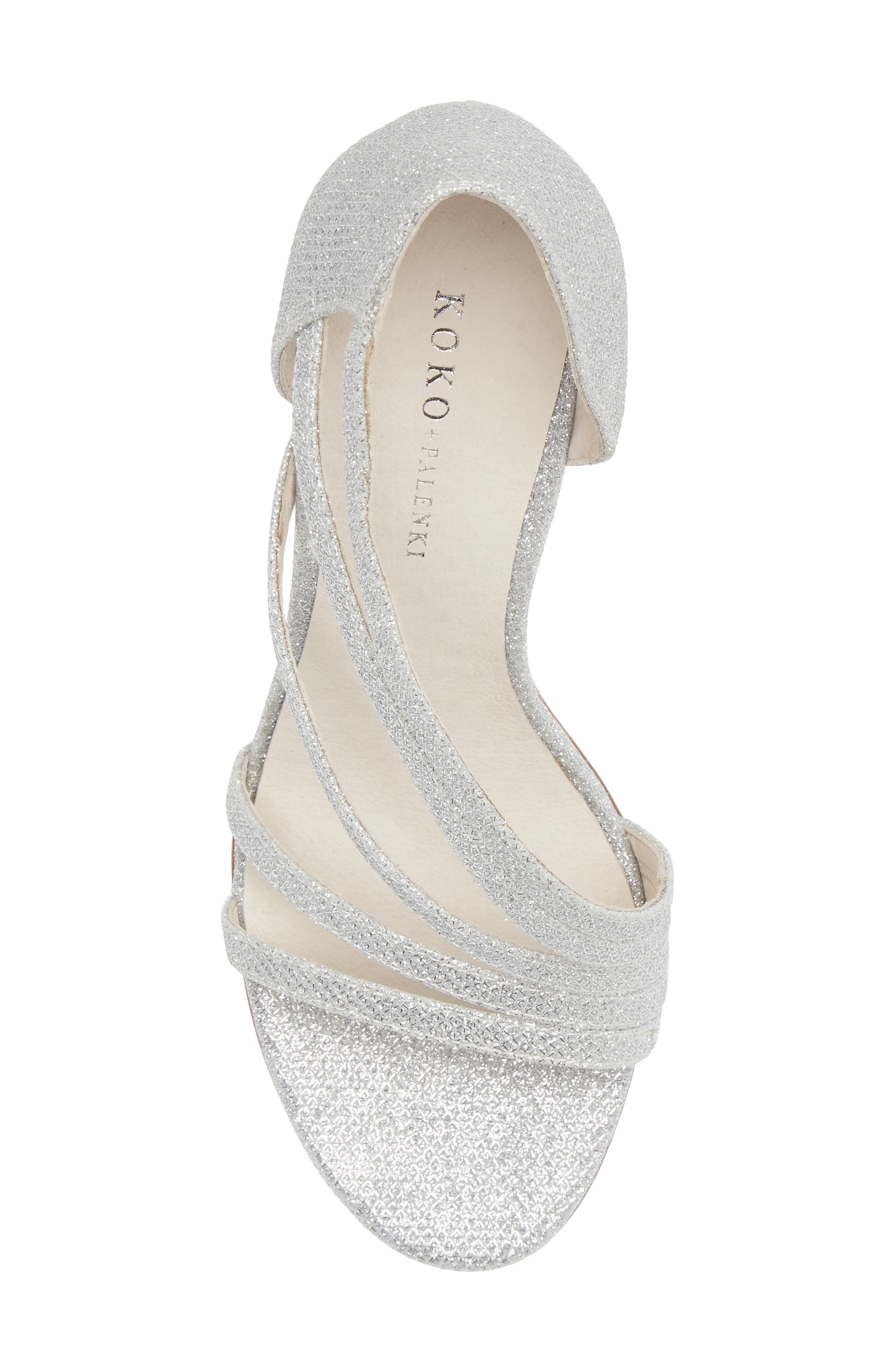 KOKO + PALENKI Omari Pump, Alternate, color, Silver Leather
