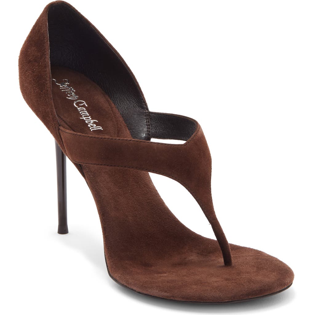 Jeffrey Campbell Rhian Stiletto Sandal In Brown