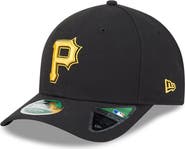 New Era Men's New Era  Black Pittsburgh Pirates Player Replica 9FORTY Adjustable Hat