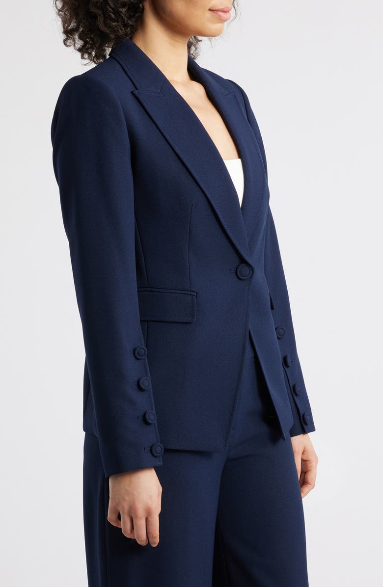Tahari ASL One-Button Blazer, Alternate, color,
