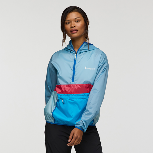 Cotopaxi Teca Half-zip Windbreaker In Blue