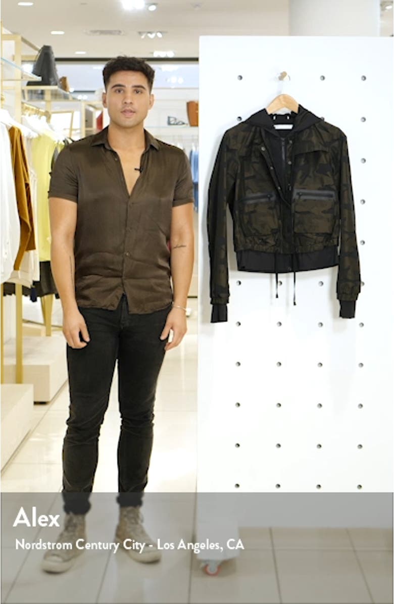 Skyfall Hooded Aviator Jacket, sales video thumbnail