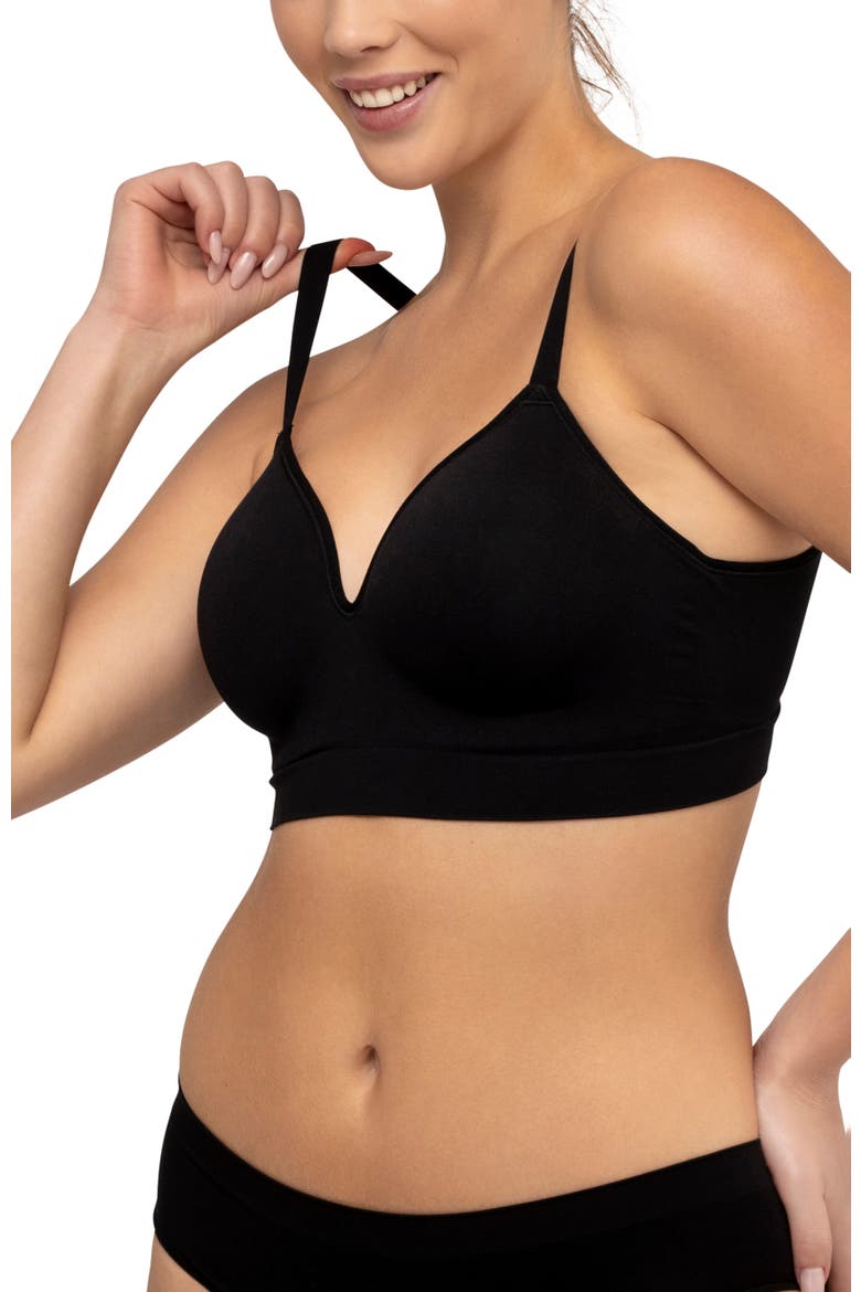 The Secret Infinitive Support Bra, Alternate, color, Black
