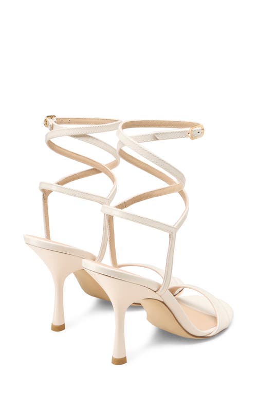 Stuart Weitzman Nudist Wrap Sandal In White