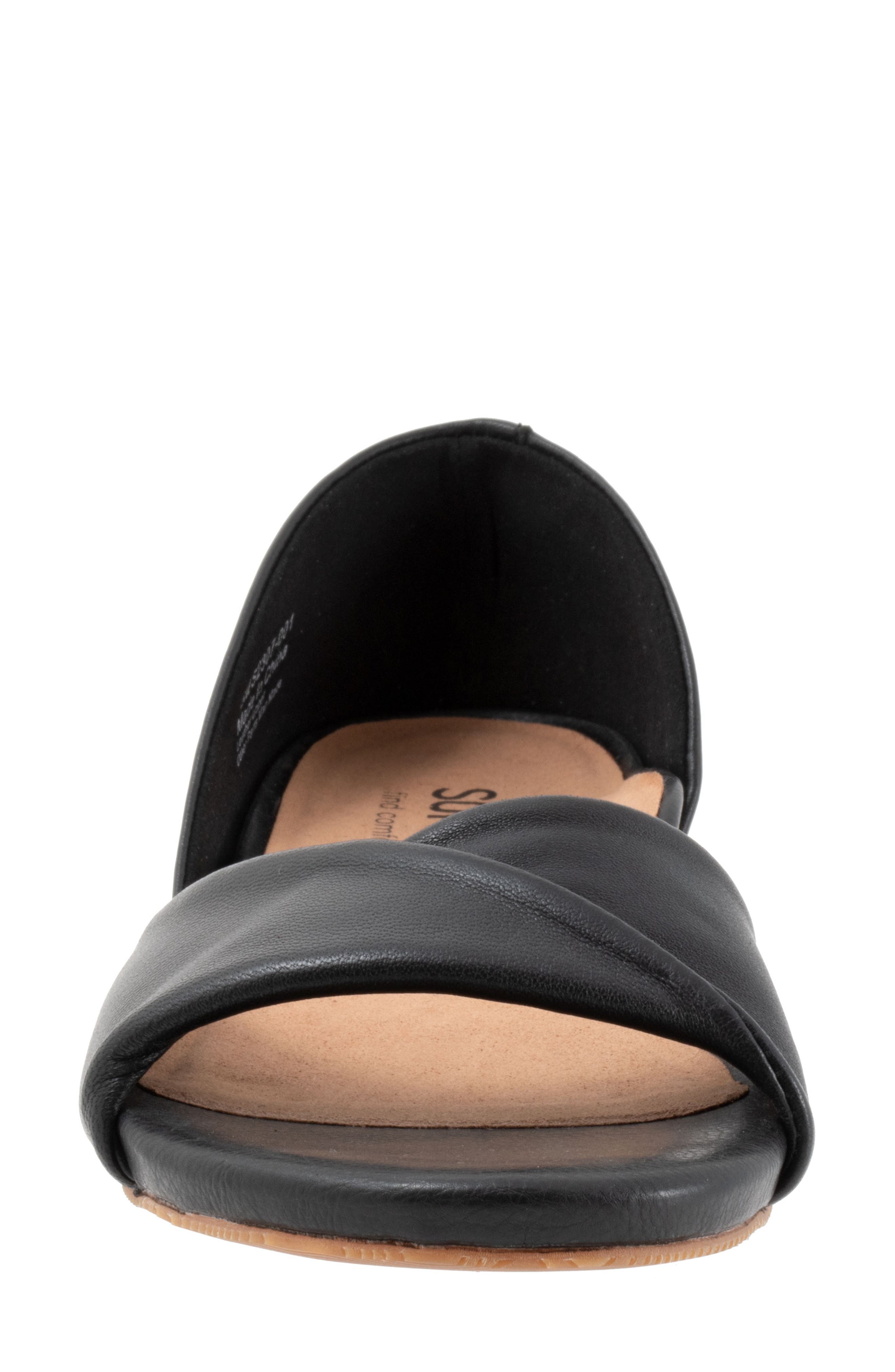 SoftWalk<sup>®</sup> Cypress Open Toe Flat, Alternate, color, Black