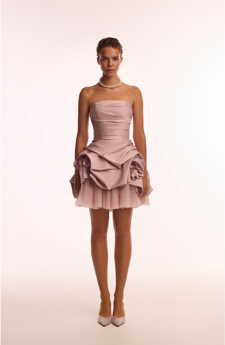 Milla Rosette mini dress in misty rose, Alternate, color, Misty Rose