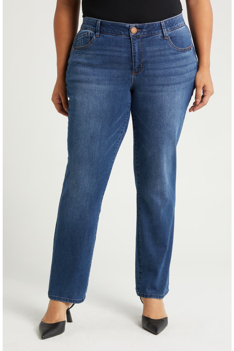 Sawyer Straight Leg Jeans, Main, color, BLUE