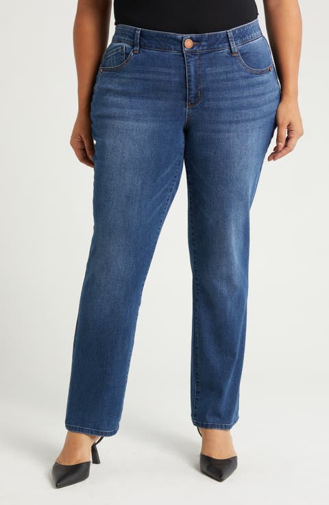 Sawyer Straight Leg Jeans (Plus)