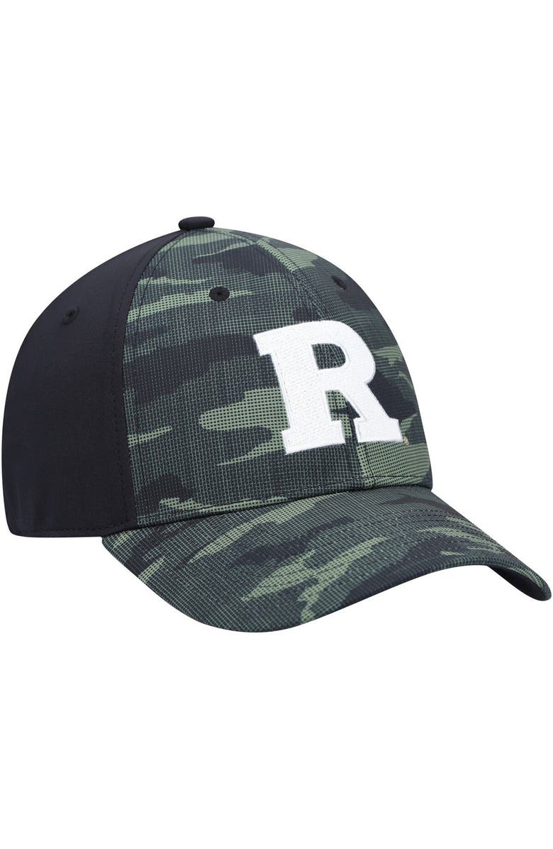 adidas Men's adidas Camo Rutgers Scarlet Knights Military Appreciation Primegreen Flex Hat, Alternate, color, 