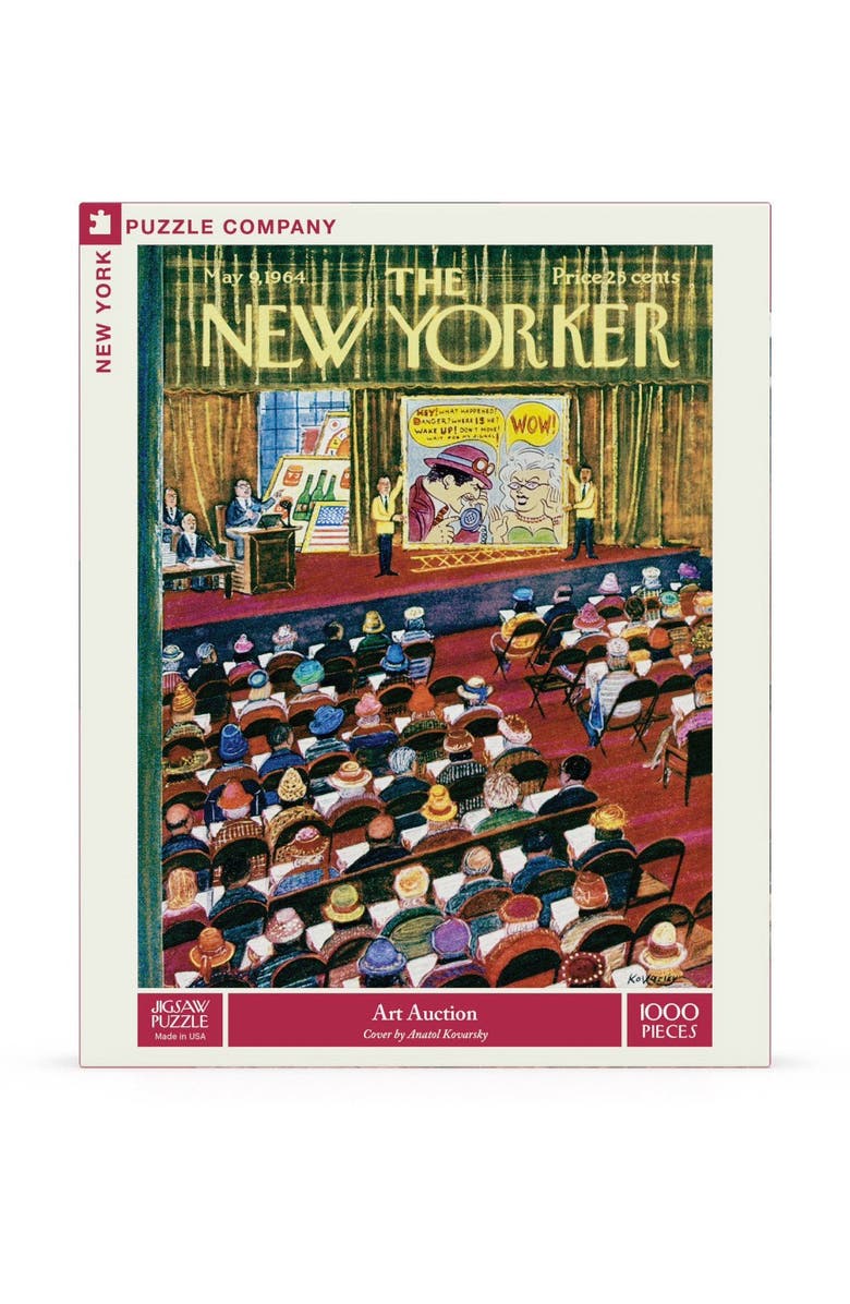 NEW YORK PUZZLE COMPANY Art Auction 1000 Piece Puzzle, Main, color, NO COLOR