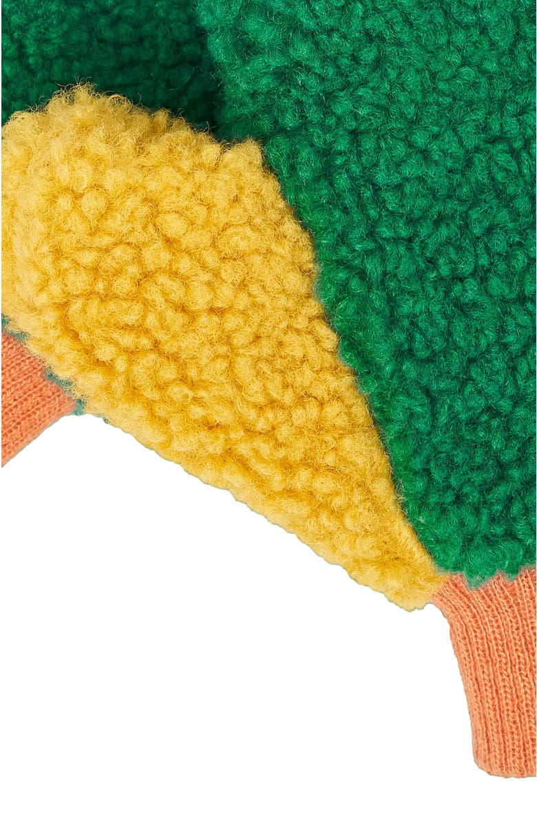 Roarsome Fleece Mittens, Alternate, color, Green