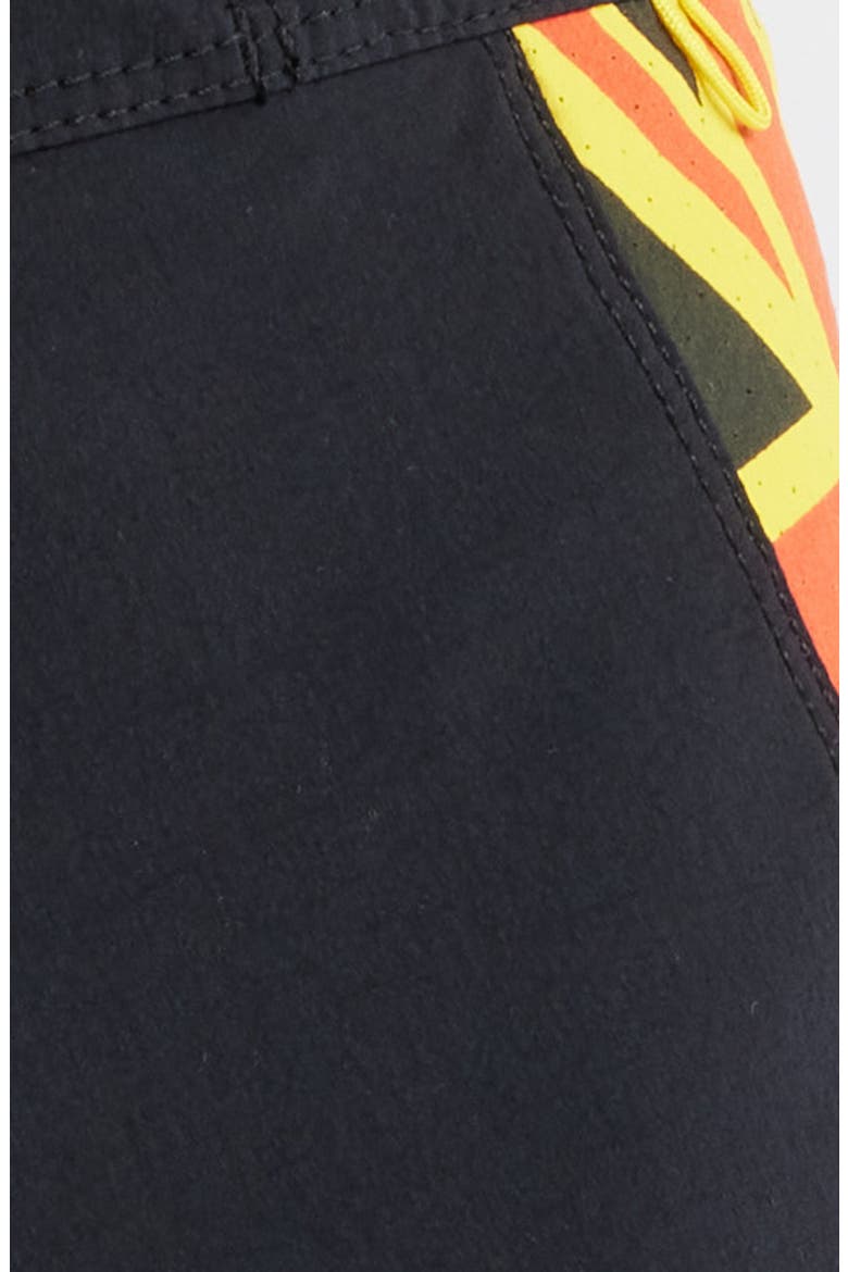 Cordura Airtex Pro Hawaii Camo Water Repellent Board Shorts, Alternate, color, BLACK MULTI