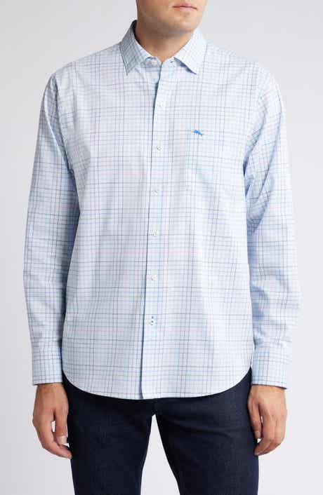 Tommy Bahama Sarasota Cabo Check Performance Button-Up Shirt