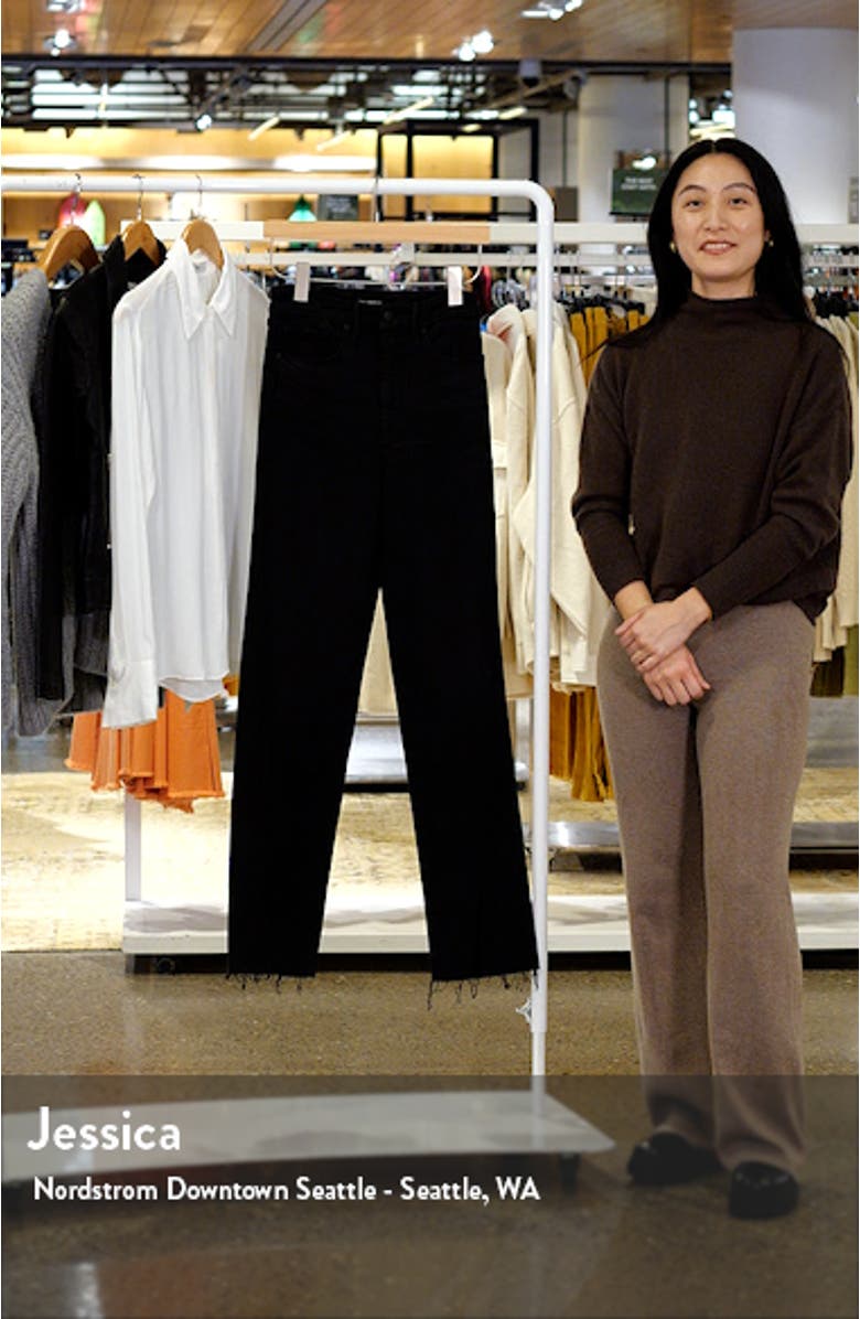 Good Boy Twisted Slit Raw Hem Jeans, sales video thumbnail