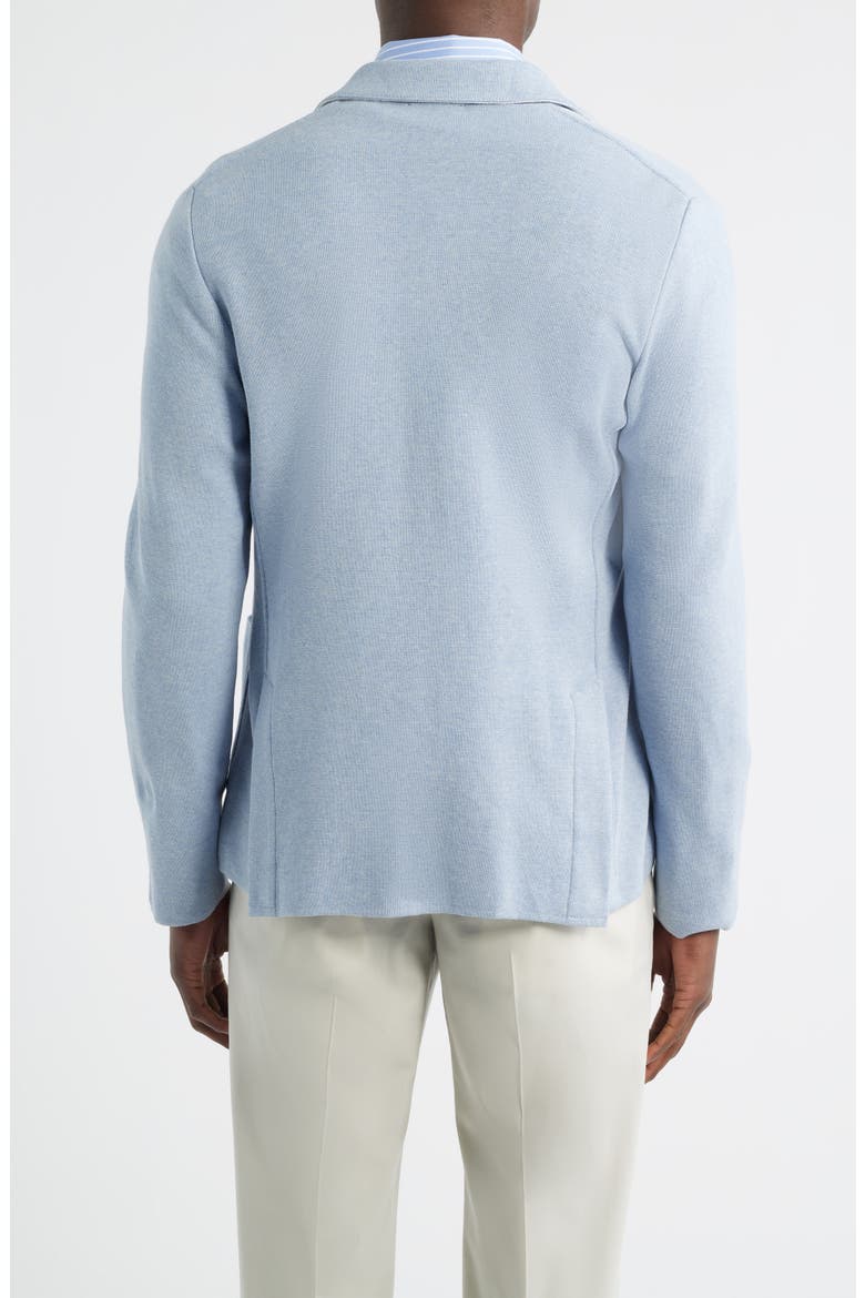 Premium Cotton Knit Sport Coat, Alternate, color, LIGHT PASTEL BLUE