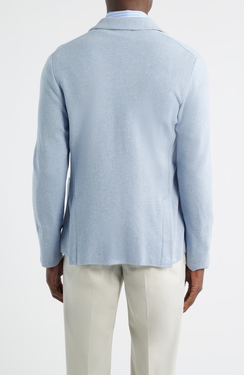 Emanuel Berg Premium Cotton Knit Sport Coat, Alternate, color, Light Pastel Blue