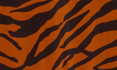 Rag & Bone Tiger Stripe T-shirt In Orange Tiger