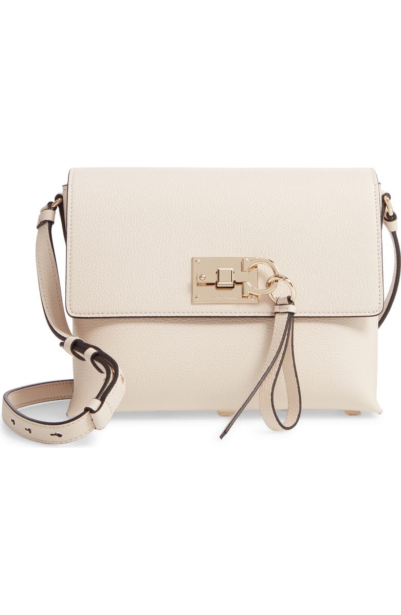 FERRAGAMO Salvatore Ferragamo Small The Studio Leather Crossbody Bag, Main, color,