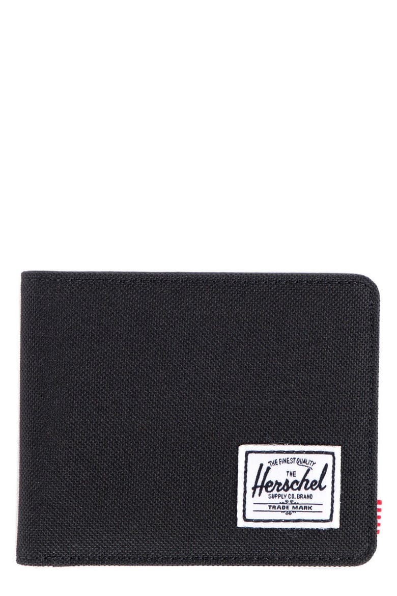 'Hank' Bifold Wallet, Main, color, BLACK