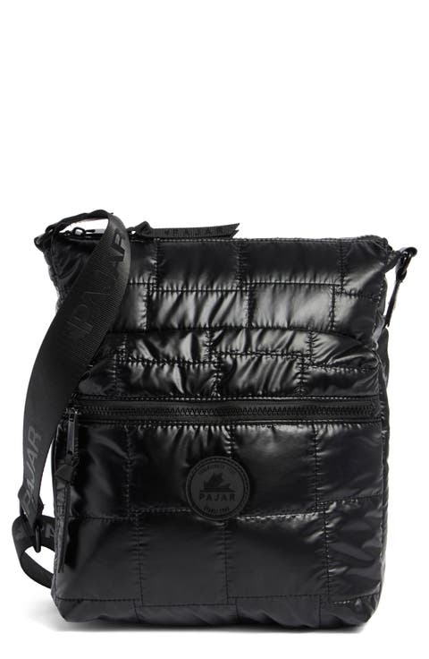 Quilted Nylon Crossbody Bag