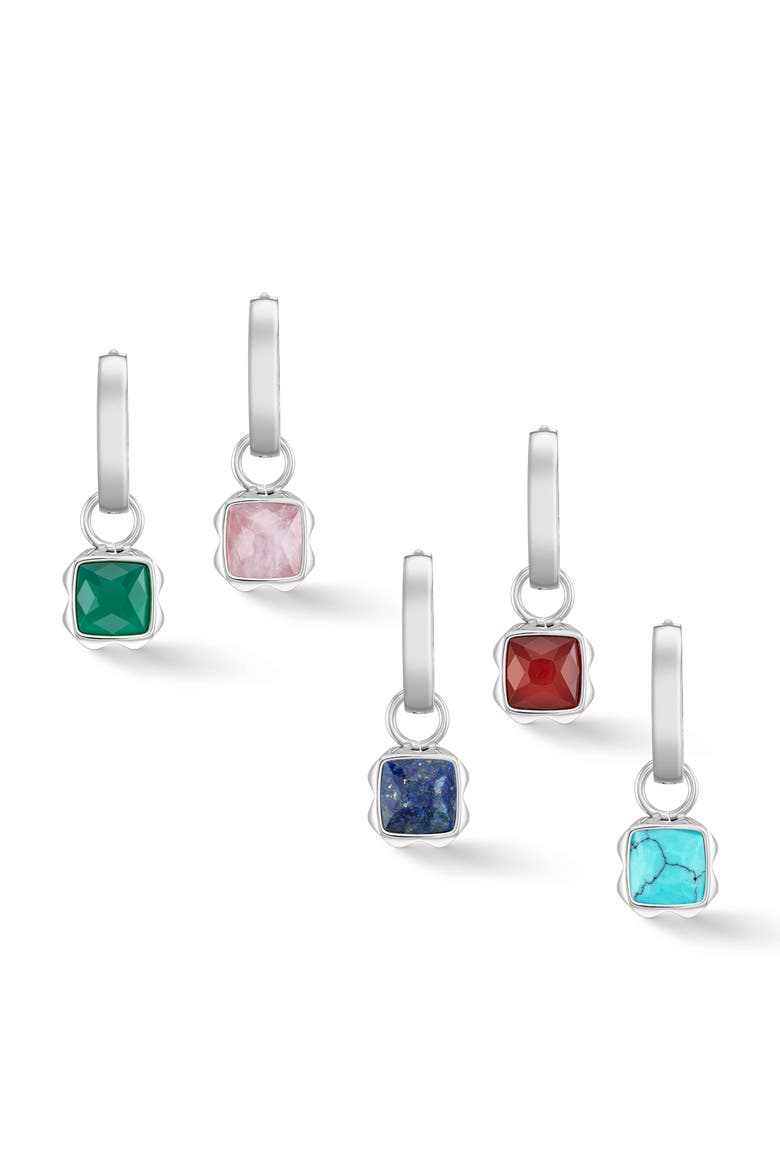 Creole Classic 16 Earrings, Alternate, color, Silver