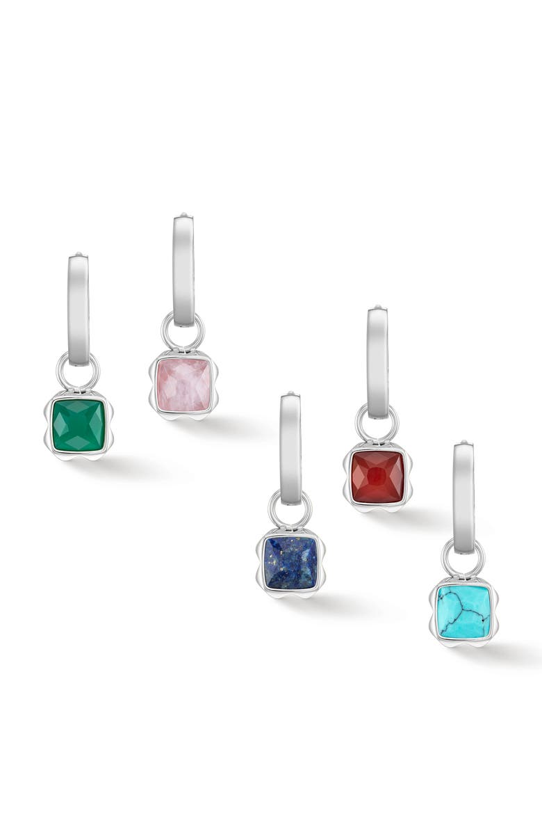 COEUR DE LION Creole Classic 16 Earrings, Alternate, color, Silver