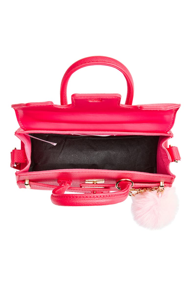 Kids' Glamour Purse Buckle Bag, Alternate, color, DARK PINK