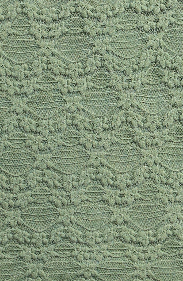 Love, Fire Kids' Ruffle Hem Lace Polo, Alternate, color, Hedge Green