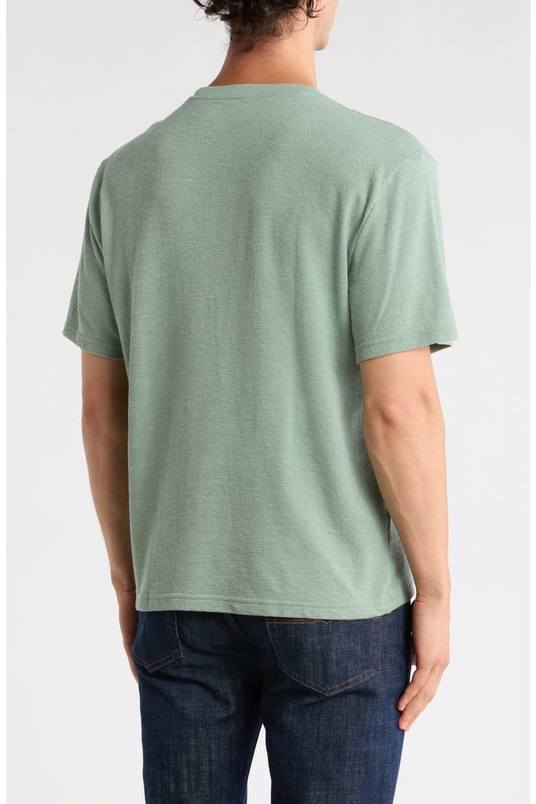 Textured Boxy Knit T-Shirt, Alternate, color, GREEN BAY
