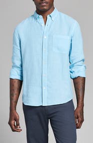 Billy Reid Tuscumbia Linen Button-Down Shirt