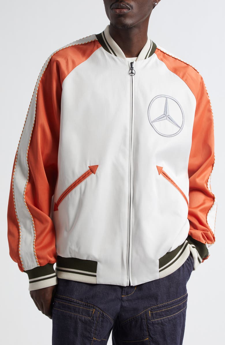 Moncler Genius x Mercedes-Benz By Nigo Satet Reversible Bomber Jacket, Main, color, 