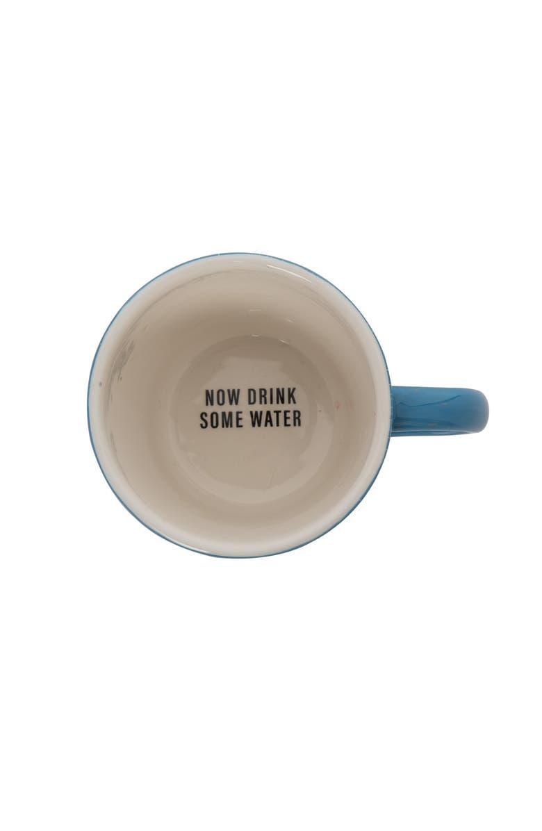 Totalee Gift Drink Some Water Friendly Reminder Mug Ceramic 9.5 oz, Main, color, Blue