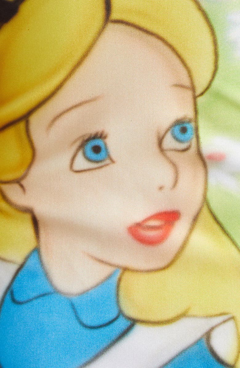 STOCKHOLM SURFBOARD CLUB x Disney 'Alice in Wonderland' Airbrush Graphic One-Piece Swimsuit, Alternate, color, Alice