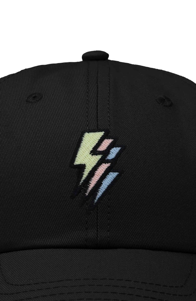 Dalix Lightning Cap, Alternate, color, Black