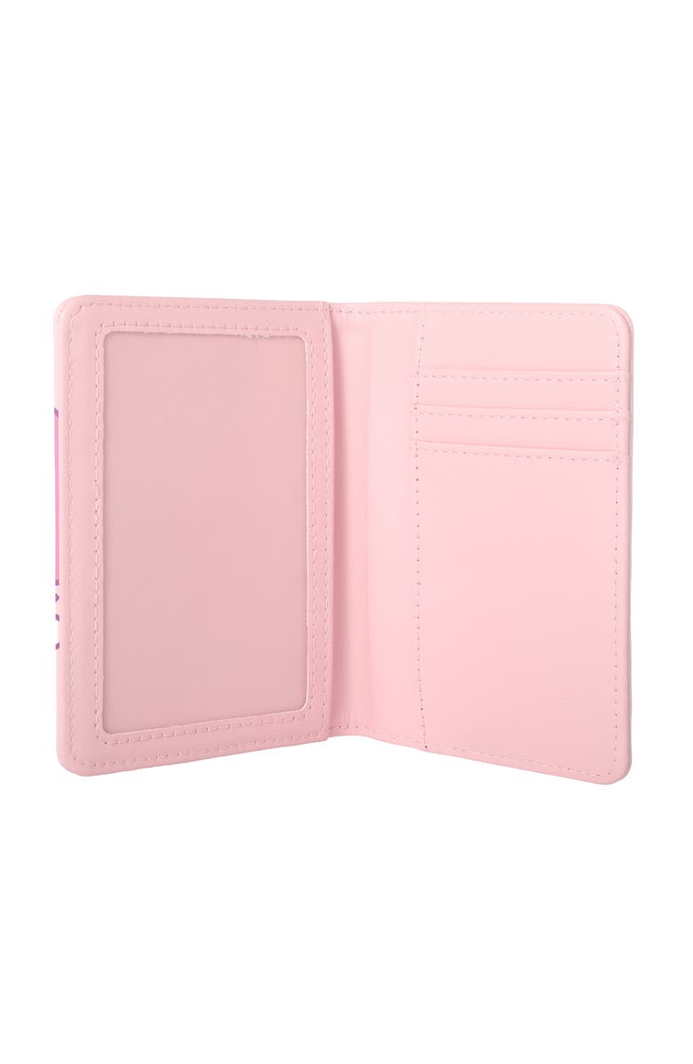Hello Kitty Passport Holder, Featuring Hello Kitty, Kuromi & My Melody, Alternate, color, Pink, Purple