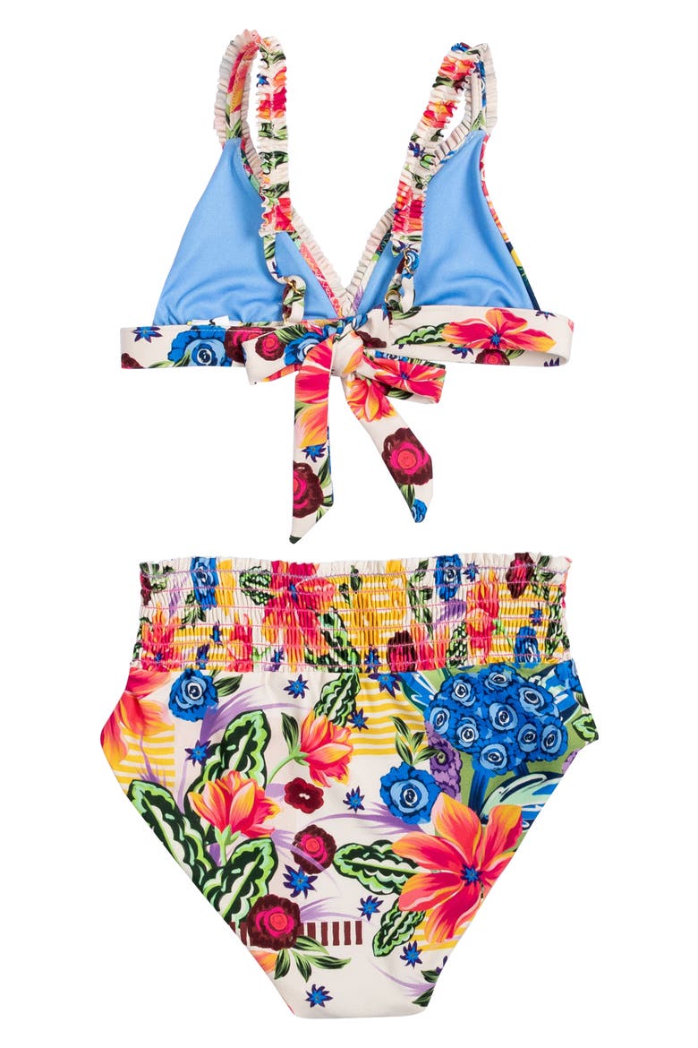Kids' Zhanna Citrus Two-Piece Swimsuit, Alternate, color, MULTICOLOR