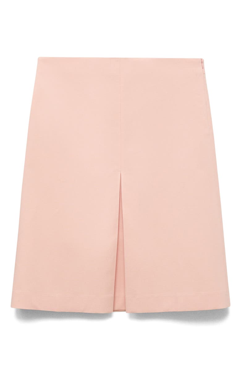 MANGO Stretch Cotton Skirt, Alternate, color, Pastel Pink