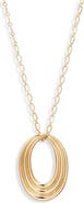 Nordstrom Concentric Circle Pendant Necklace