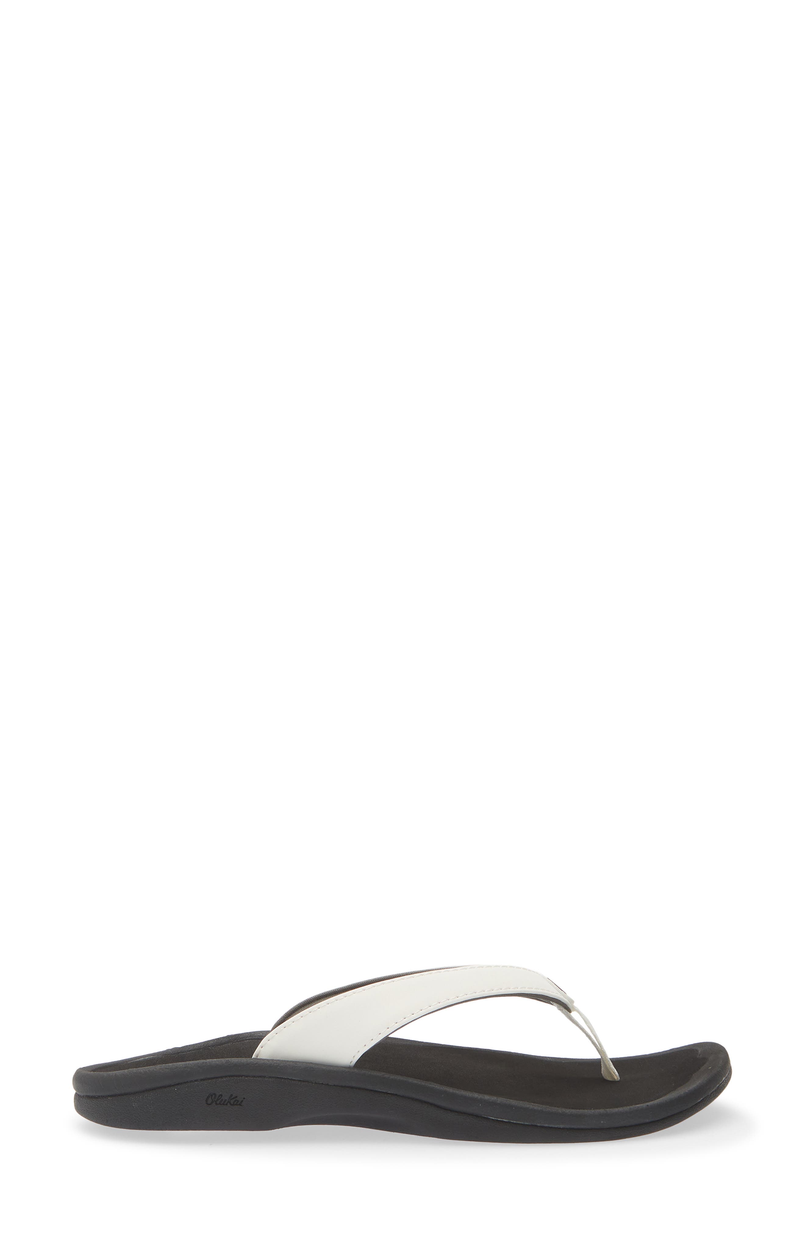 Ohana Flip Flop, Alternate, color, WHITE SAND/ BLACK