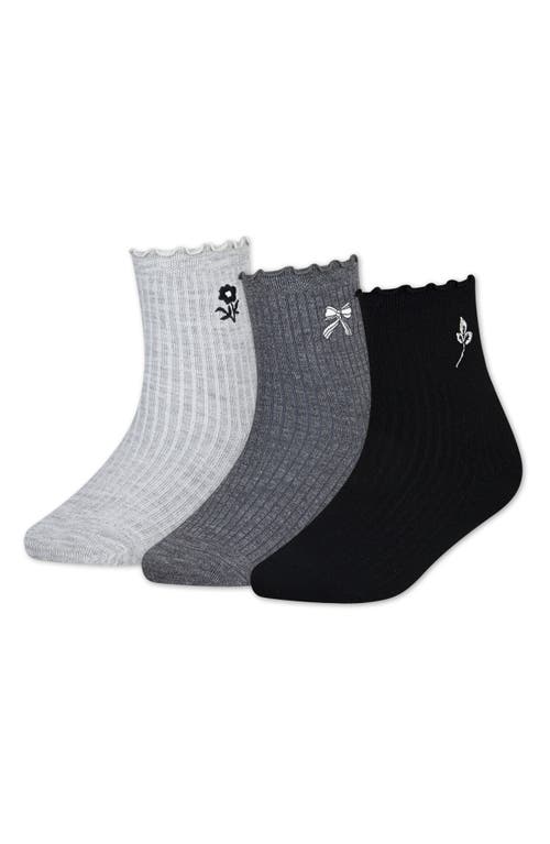 Abercrombie Kids Kids' Icon Assorted 3-pack Crew Socks In Multi