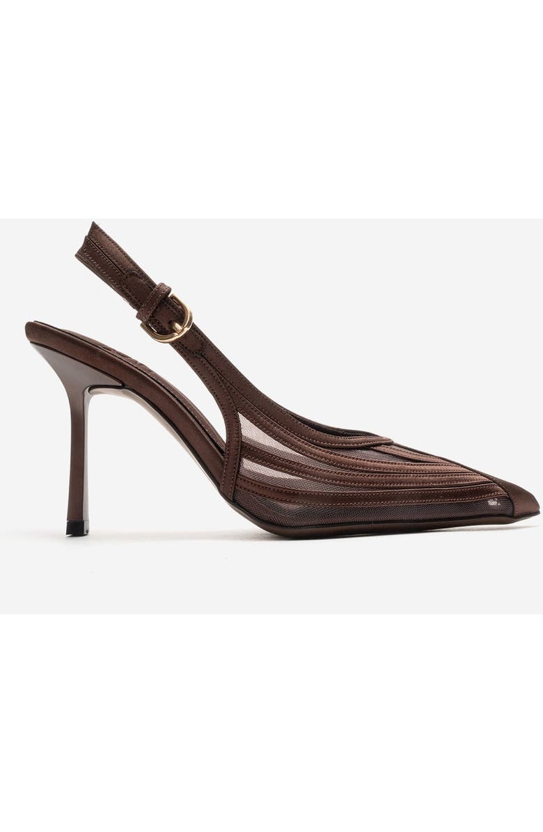 Prologue Shoes Safira Stiletto Pump, Alternate, color, Brown