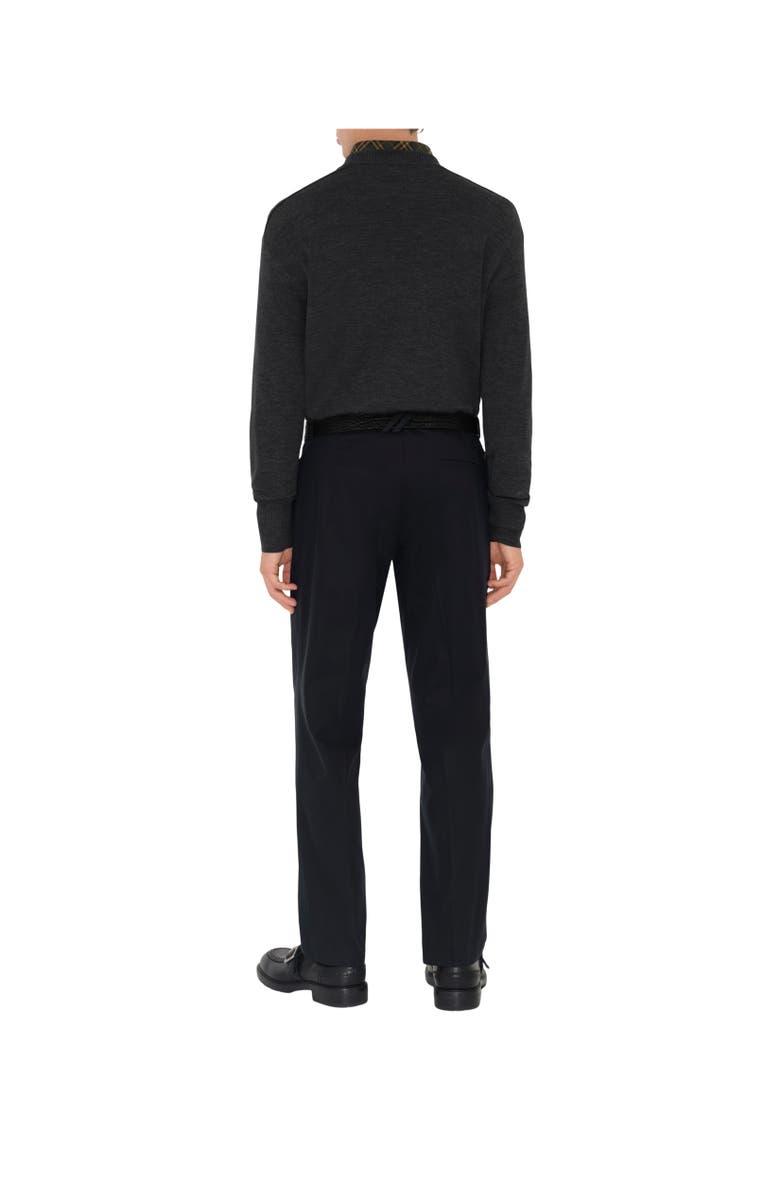 Burberry Cotton Chinos, Alternate, color, Indigo